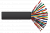 ITK Витая пара U/UTP кат.5E 50х2х24AWG LDPE черный (305м)
