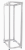 ITK 19" двухрамная стойка, 33U, 600x800 мм, серая